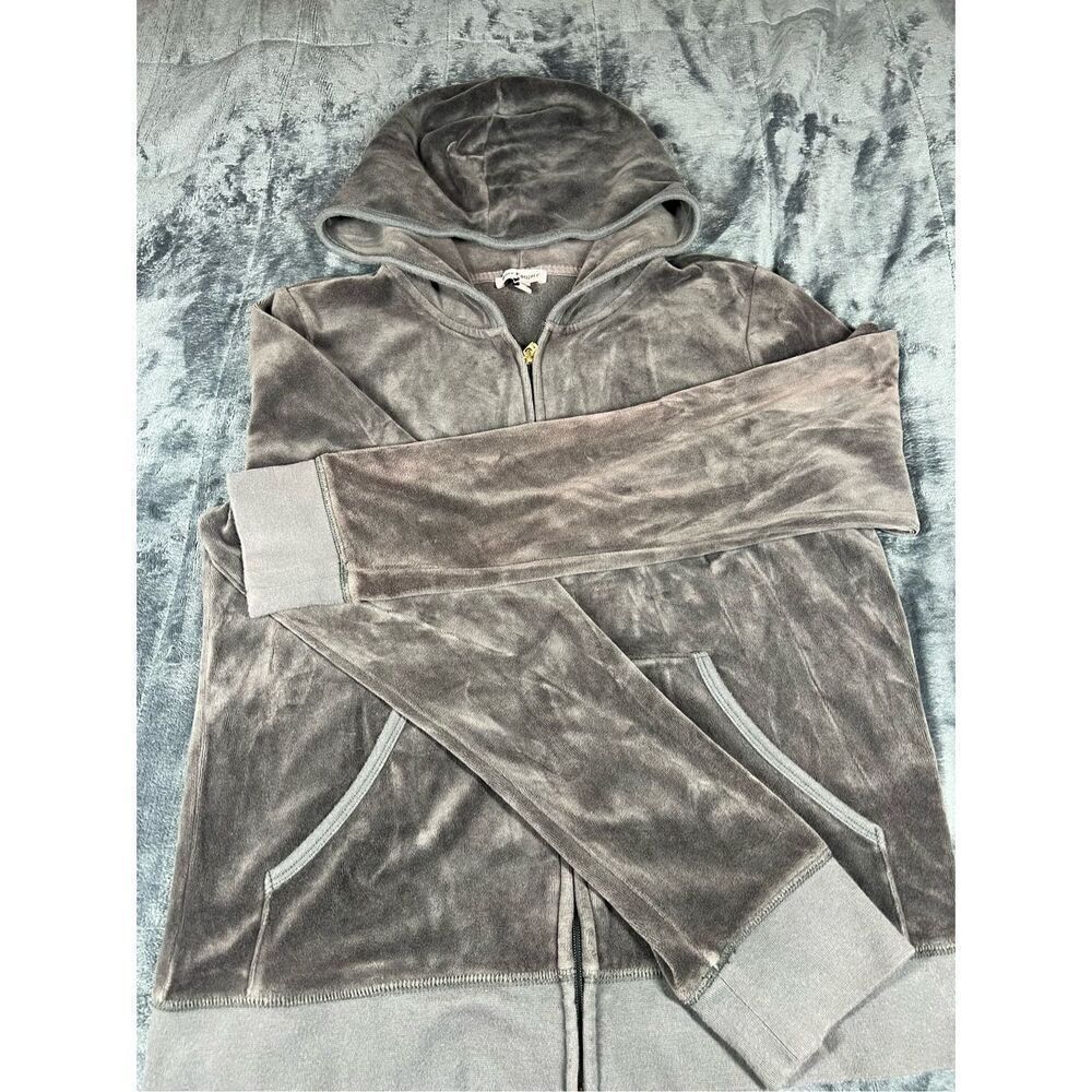 Vintage Y2K juicy couture velvet, full zip‎ hoodie women’s size XL